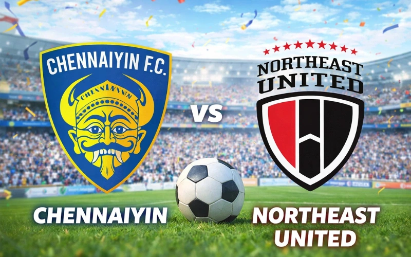 Chennaiyin FC vs Northeast United FC lineups Chennaiyin FC vs Northeast United FC lineups
