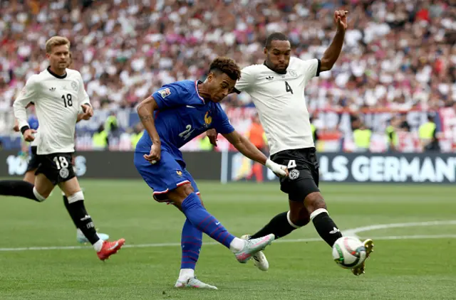 France national football team vs germany national football team lineups 