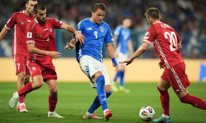 italy national football team vs moldova national football team lineups