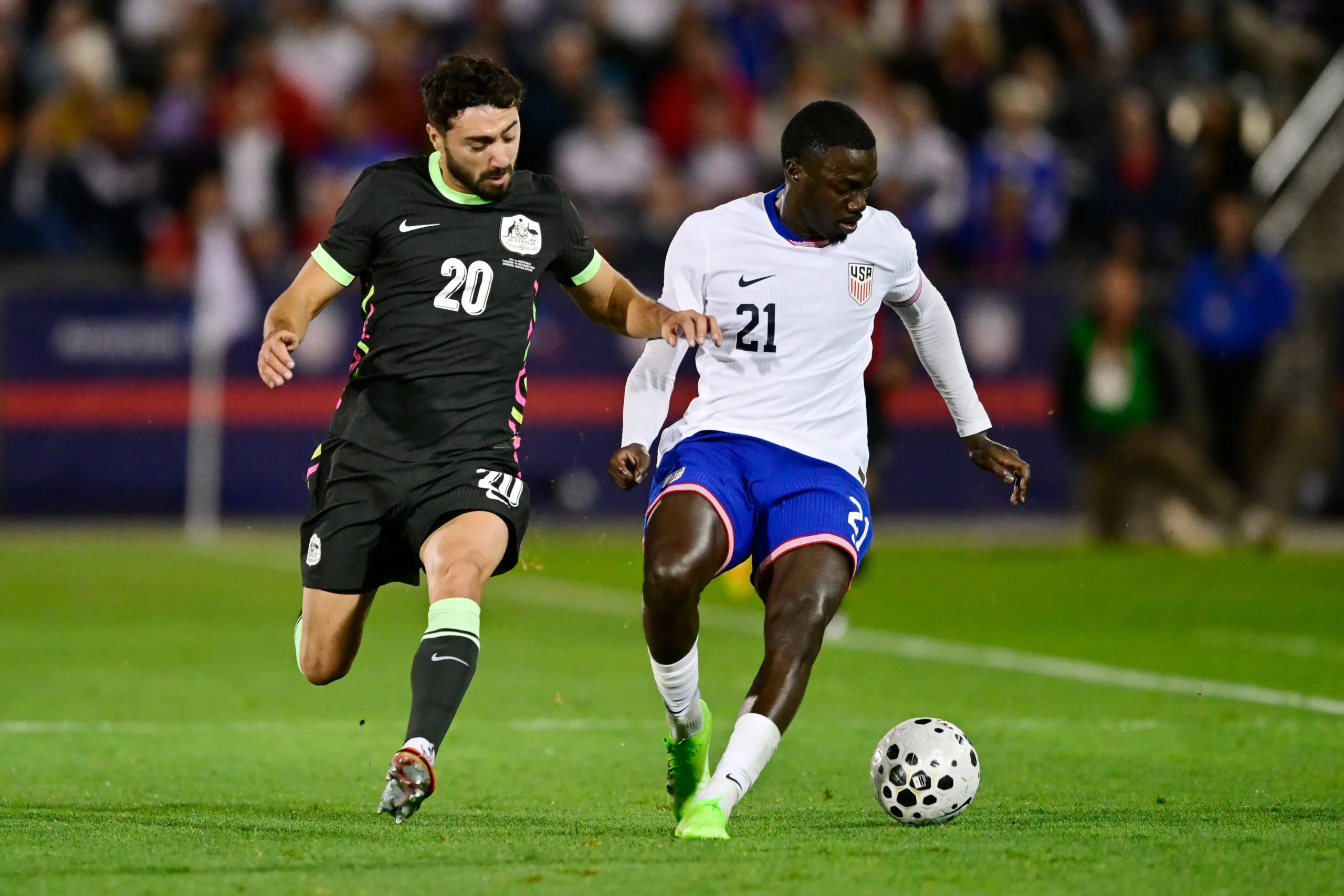 usmnt vs australia national football team lineups