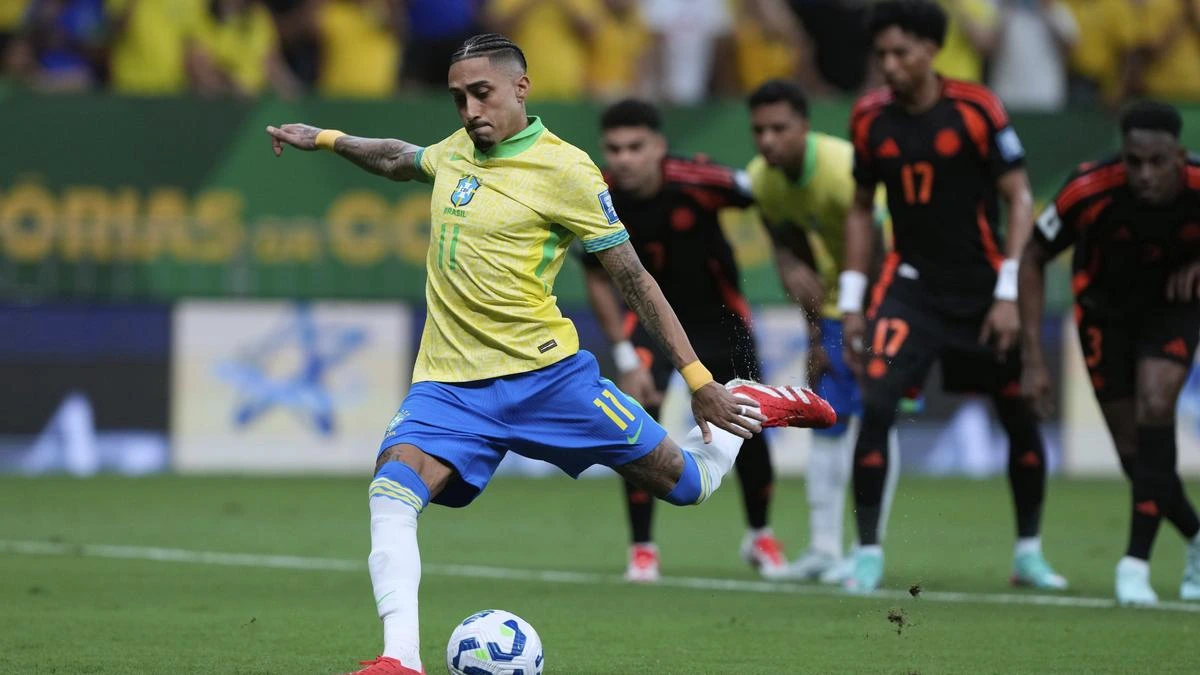 Brazil national football team vs colombia national football team lineups