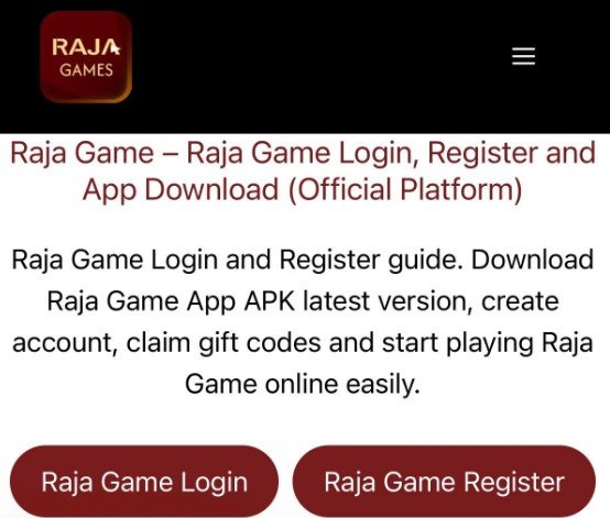 Top Reasons to Play Raja Game Today