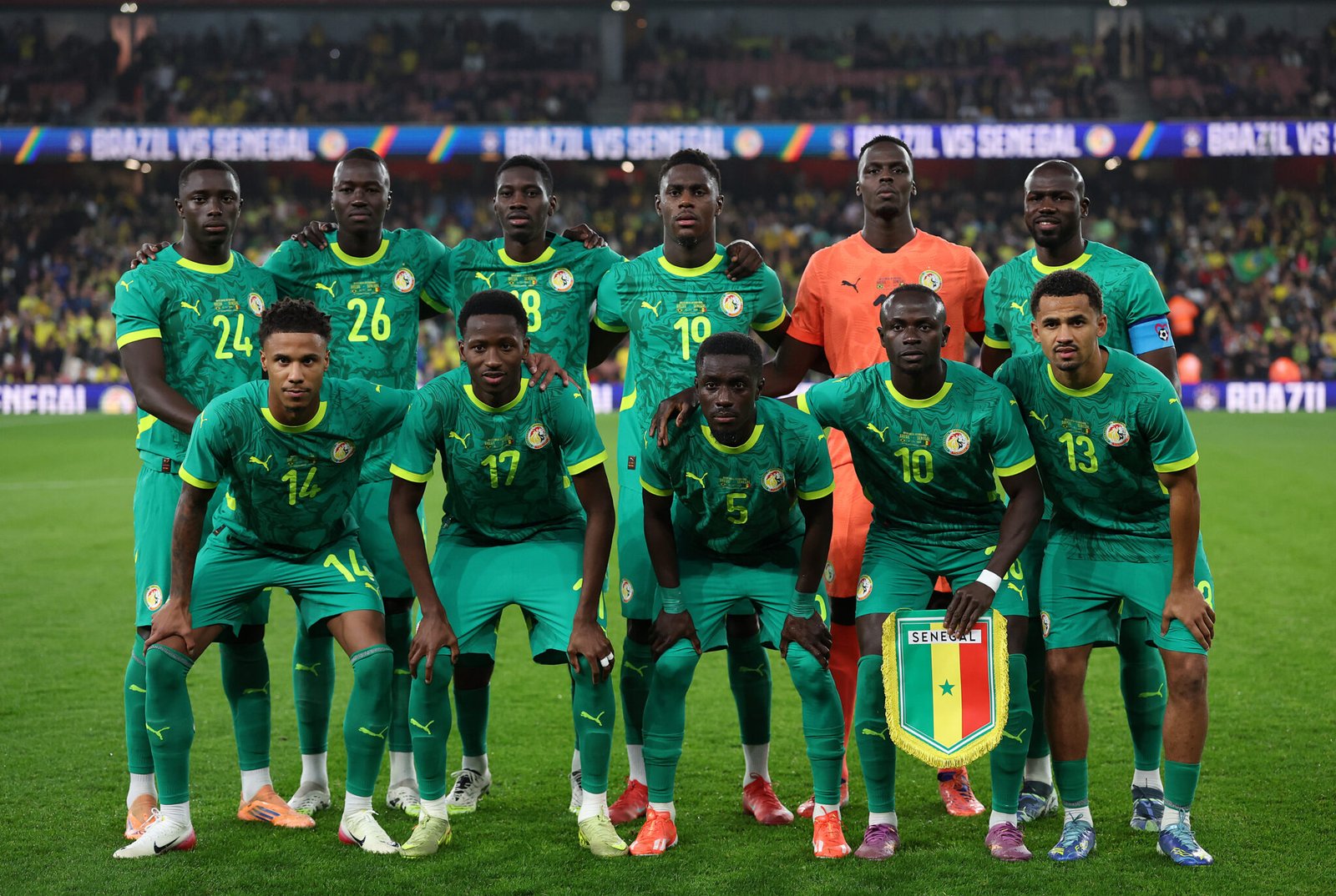 senegal national football team vs egypt national football team lineups