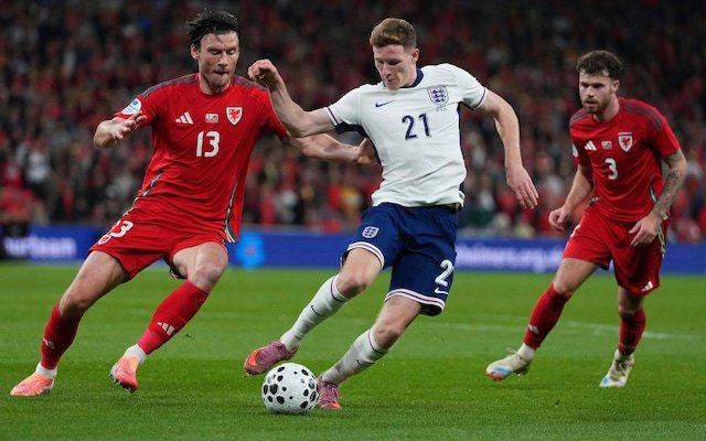 england national football team vs wales national football team lineups