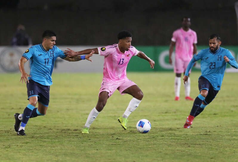 bermuda national football team vs honduras national football team lineups
