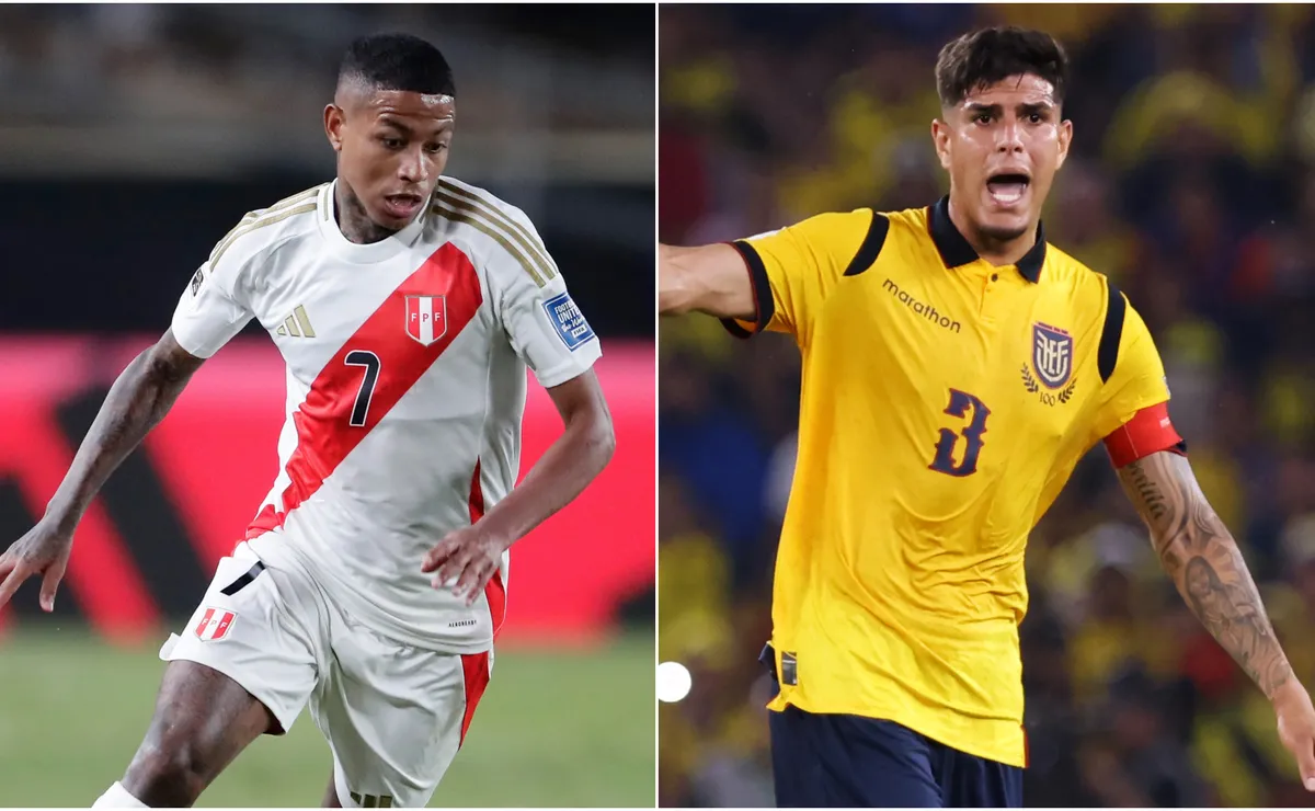 Peru national football team vs Ecuador national football team lineups