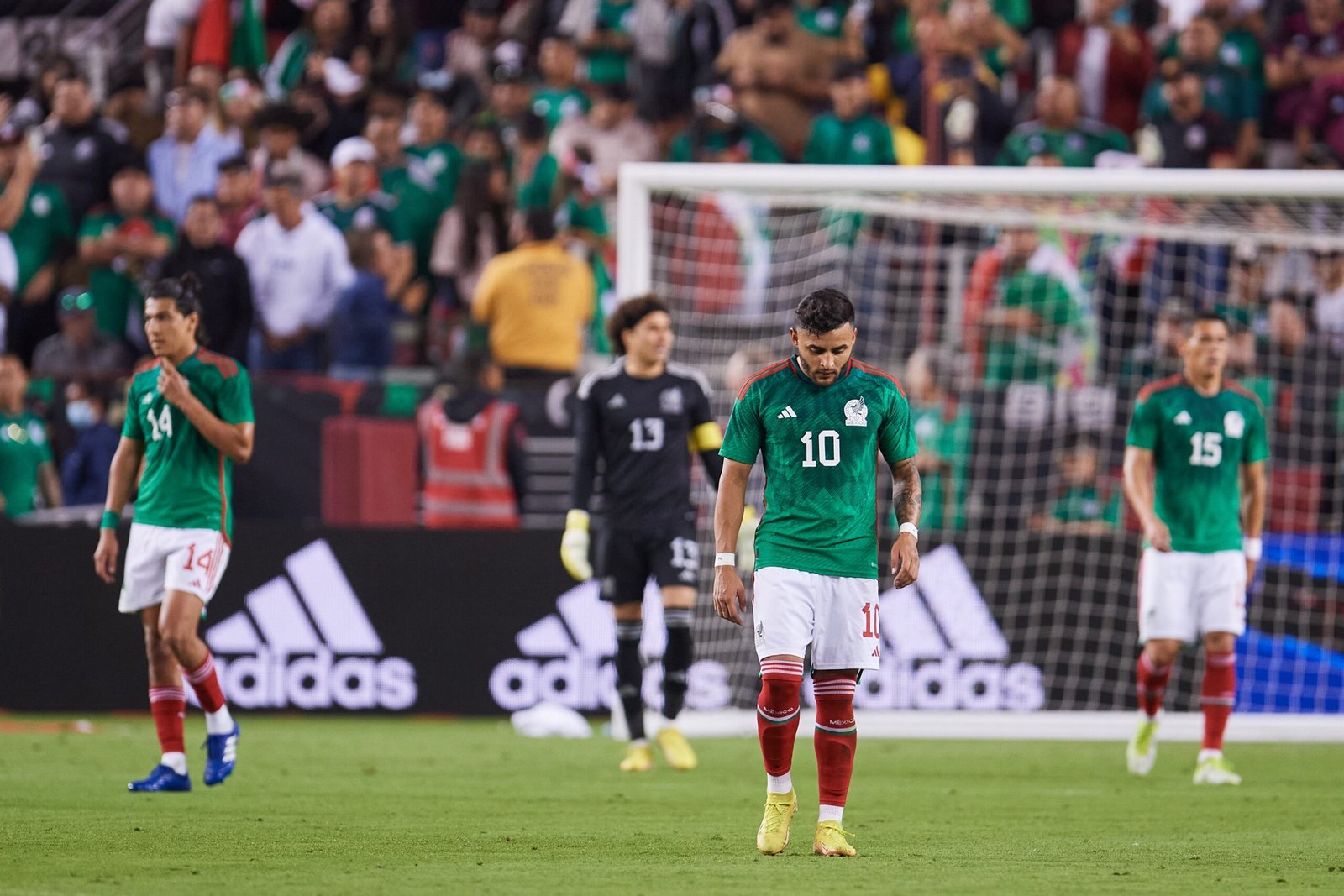 mexico national football team vs colombia national football team lineups