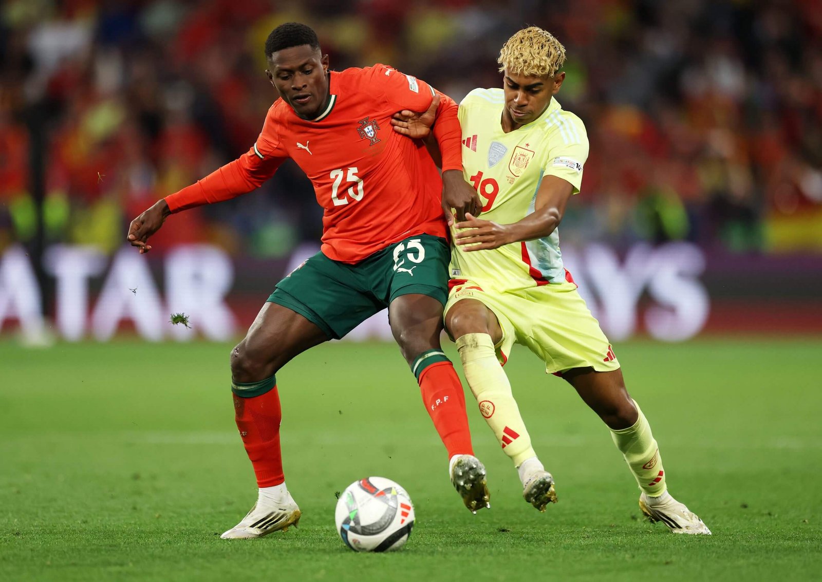 spain national football team vs portugal national football team lineups