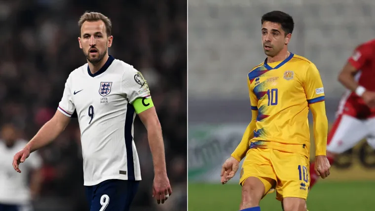 andorra national football team vs england national football team lineups