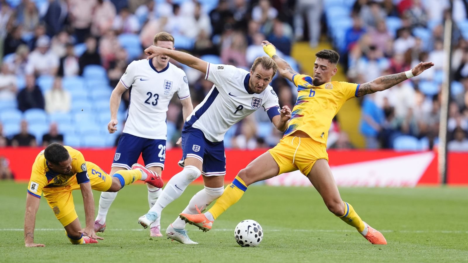 andorra national football team vs england national football team lineups