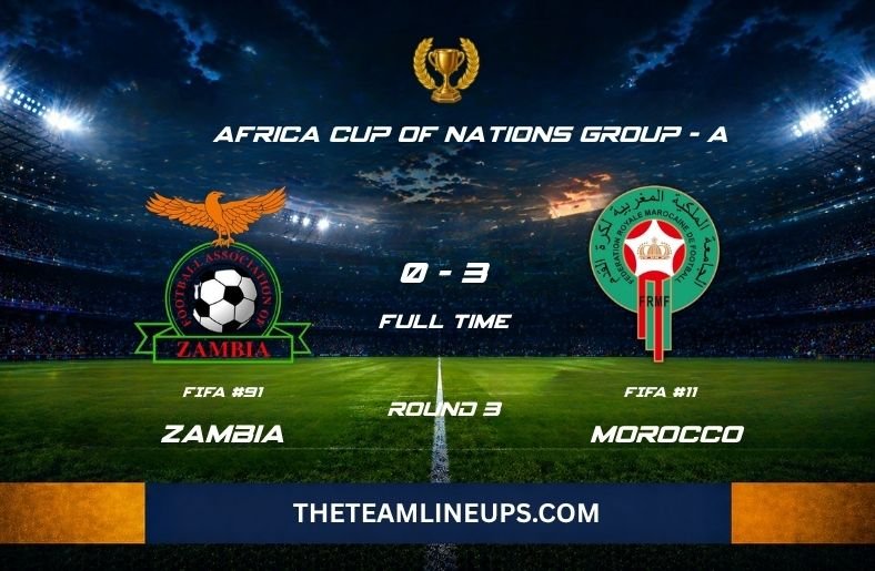 Zambia National Football Team vs Morocco National Football Team Standings: The Numbers Behind the 3-0 Defeat zambia national football team vs morocco national football team standings