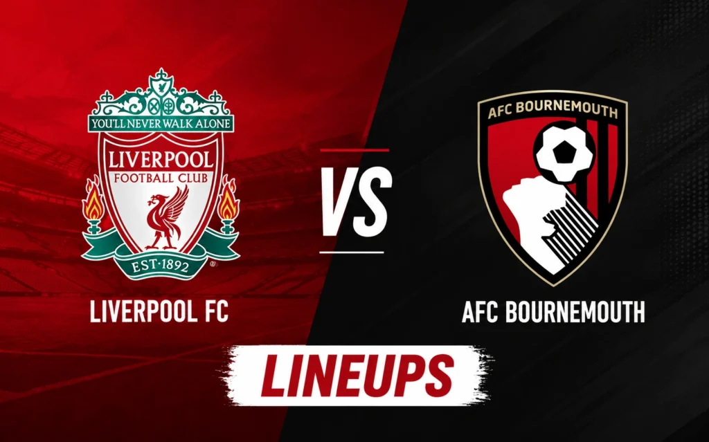 Liverpool Fc vs Afc Bournemouth Lineups: Amazing Predicted XI, Tactical Analysis & Key Players 2025-26 Liverpool Fc vs Afc Bournemouth Lineups: Amazing Predicted XI, Tactical Analysis & Key Players 2025-26
