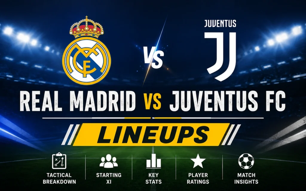 Real Madrid vs Juventus FC Lineups: 5 Amazing Winning Tactics Explained Real Madrid vs Juventus FC Lineups: 5 Amazing Winning Tactics Explained