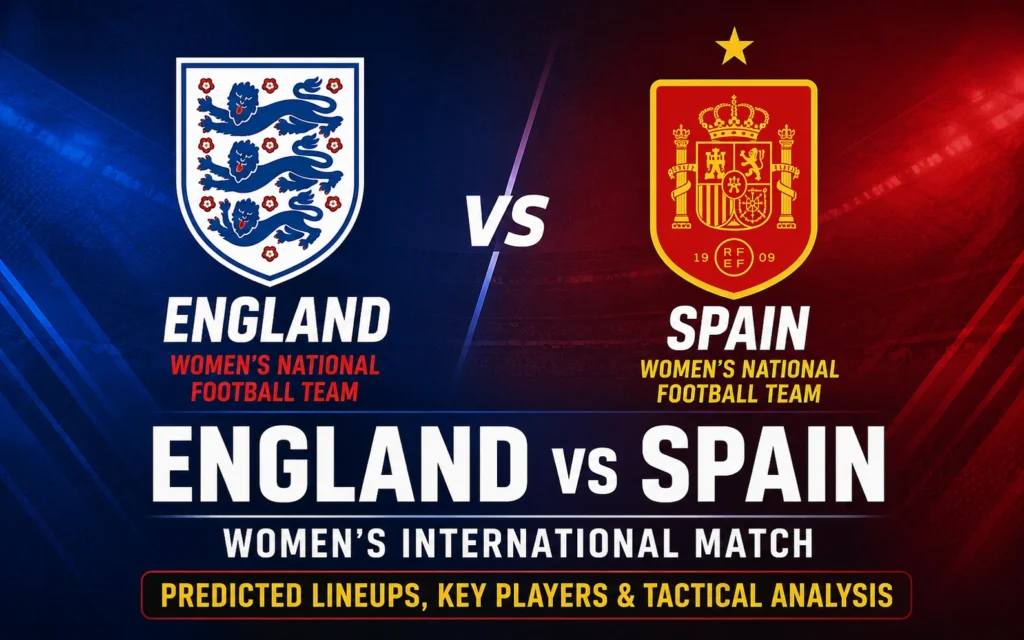 England Women’s National Football Team vs Spain Women’s National Football Team Lineups: Predicted XI, Formations & Key Player Analysis